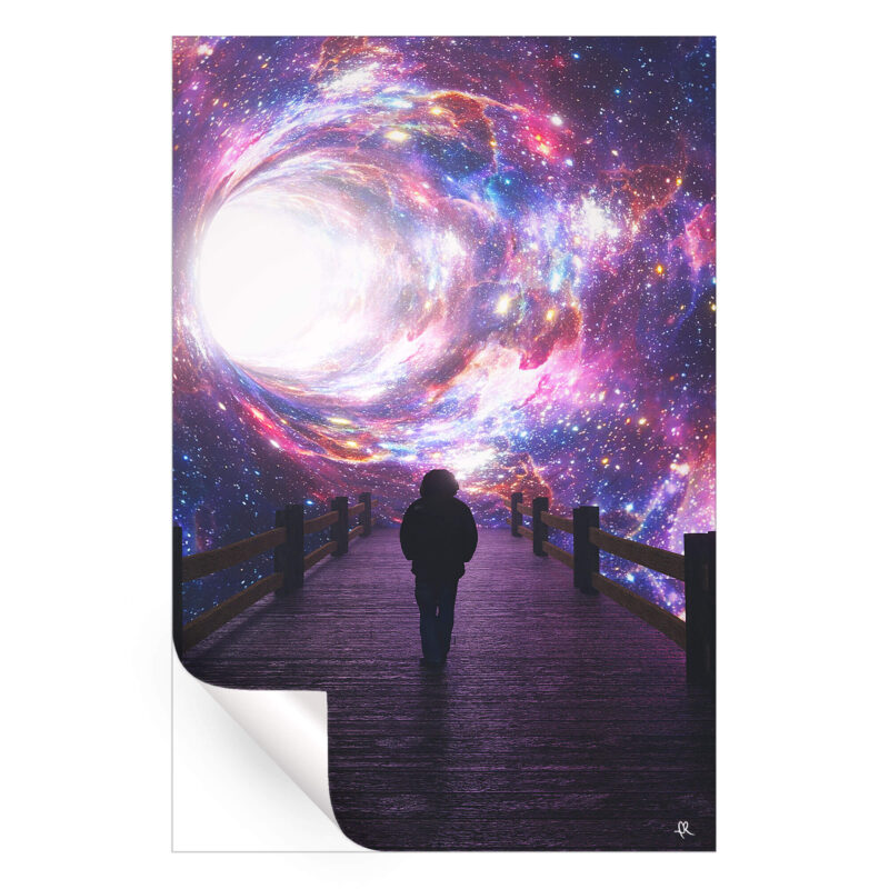 Tunnel of Light Vibrant Wall Art by Davansh Atry