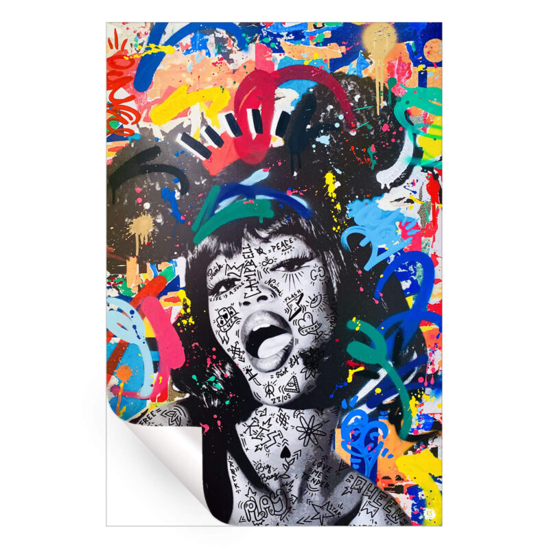 Campbell Spirit Vibrant Wall Art by RS Artist