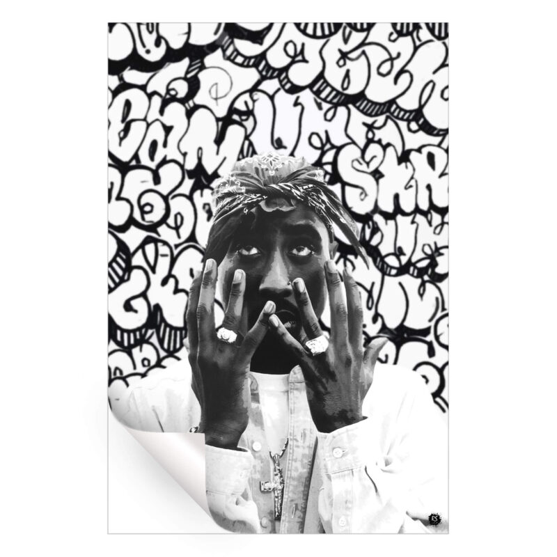 Pray for Hope Black and White Wall Art by RS Artist