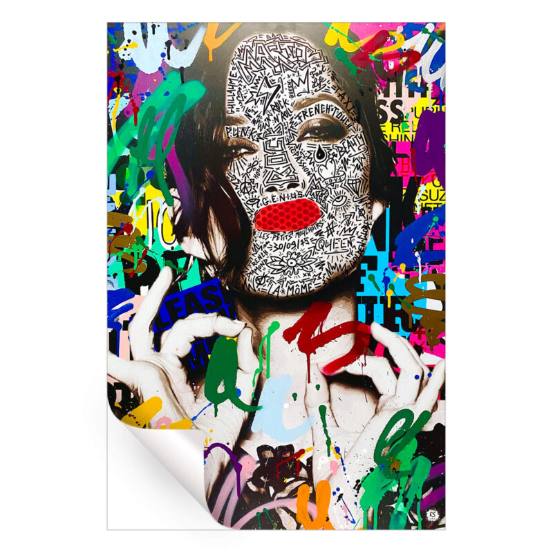 Rocking Marion Vibrant Wall Art by RS Artist