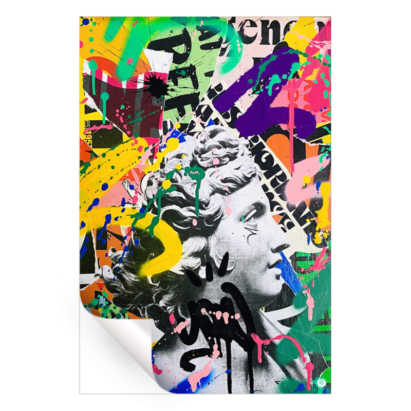 Stay Unmoved Vibrant Wall Art by RS Artist