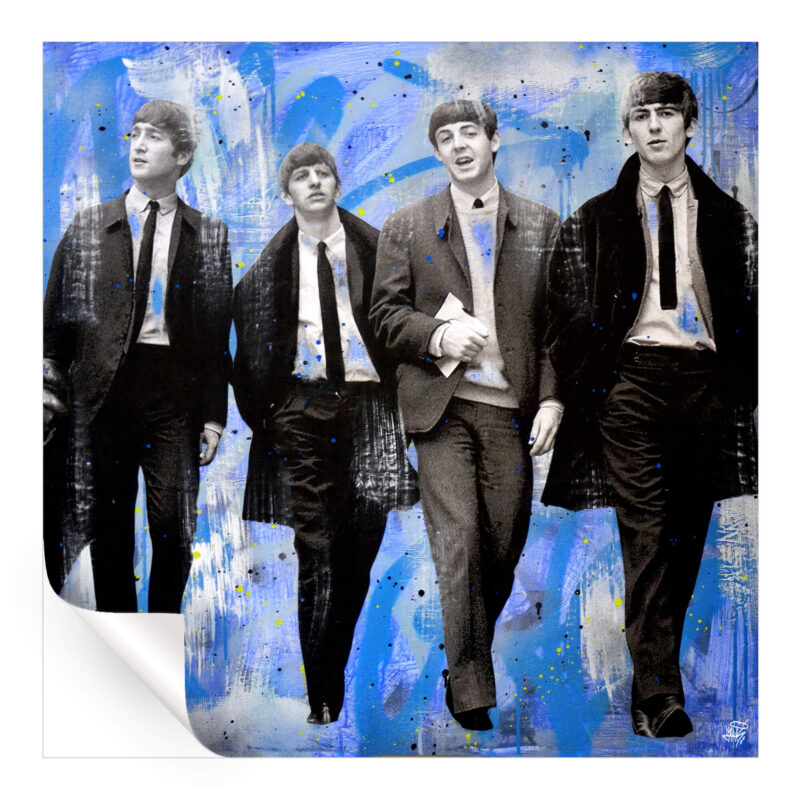 The Beatles Vibrant Wall Art by Seek One