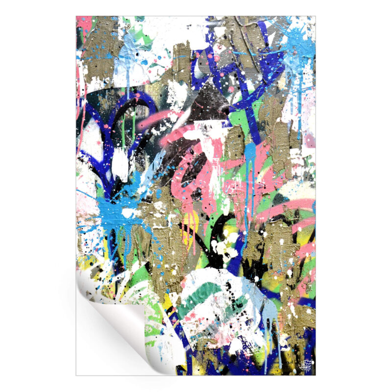 Untitled 002 Vibrant Wall Art by Seek One