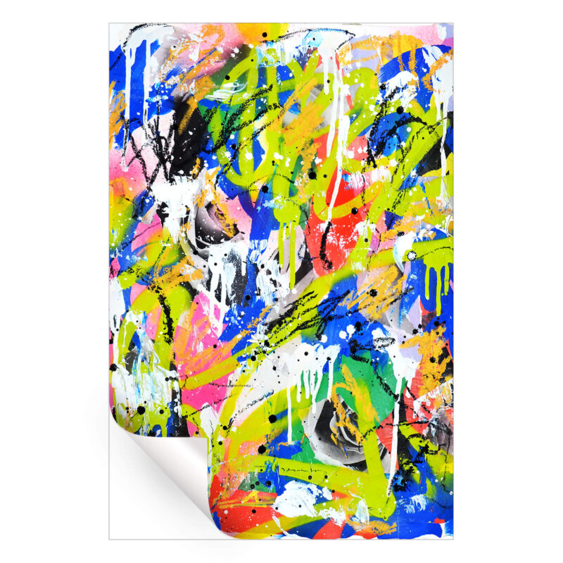 Balance Vibrant Wall Art by Seek One