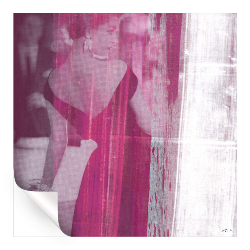 Vogue 1954 Pink Wall Art by J McKenzie