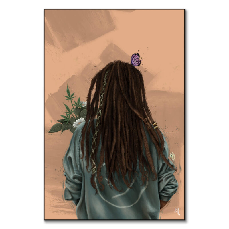 Lockd Warm Wall Art by Kirsten Blaize