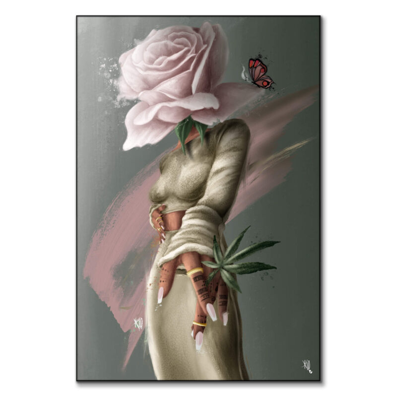 The Florist Green Wall Art by Kirsten Blaize