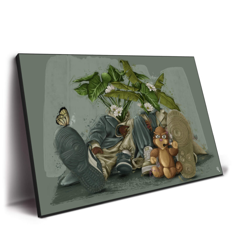 Hyybrid Green Wall Decor by Kirsten Blaize