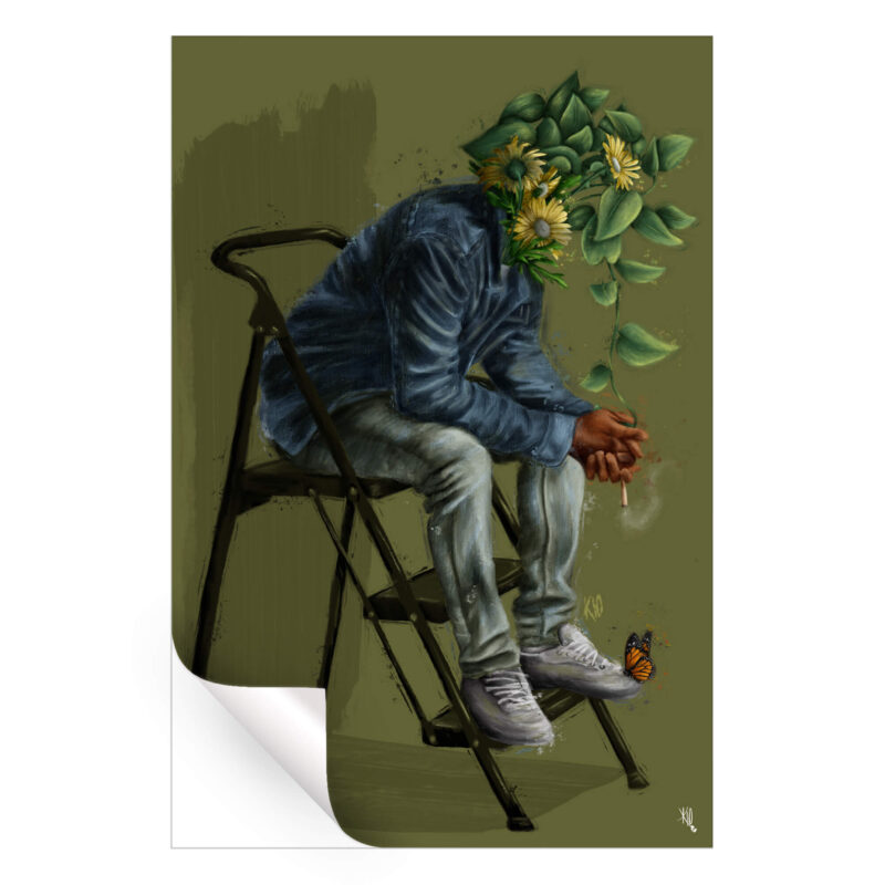 Indiica Green Wall Art by Kirsten Blaize