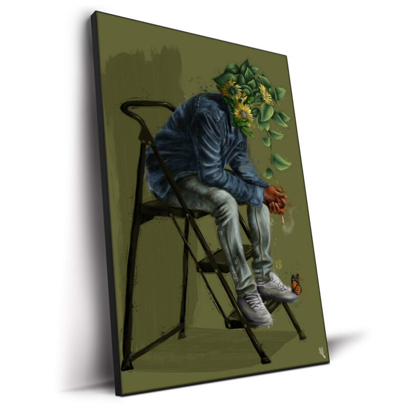 Indiica Green Wall Decor by Kirsten Blaize