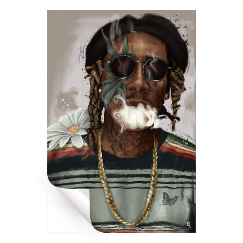 Khalifa Kush Wall Art by Kirsten Blaize