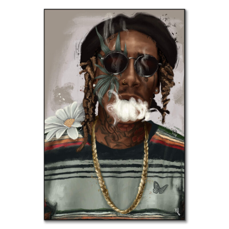 Khalifa Kush Wall Art by Kirsten Blaize