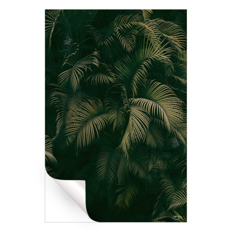 Palm Forest Green Wall Art by Zachary Snellenberger