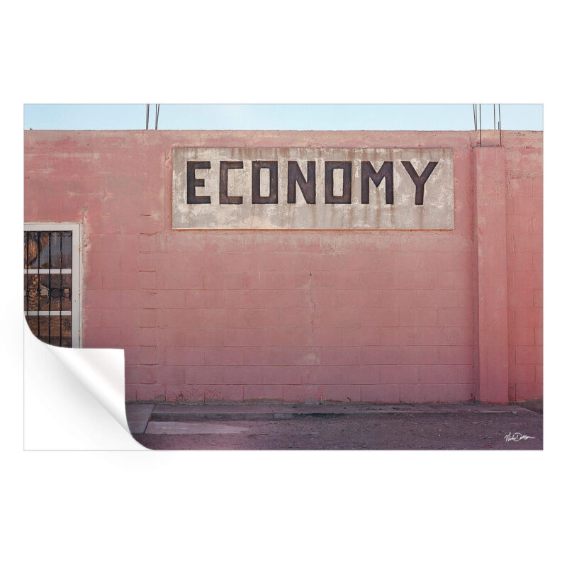 Economy Sign Neutral Wall Art by Nicholas Dantzer