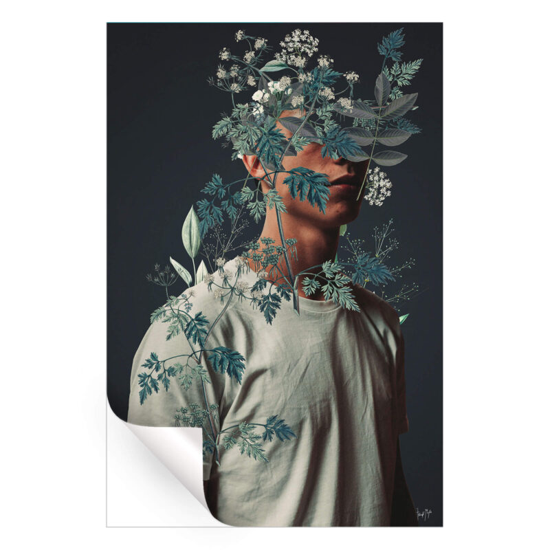 Waiting to Inhale Dark Wall Art by Frank Moth