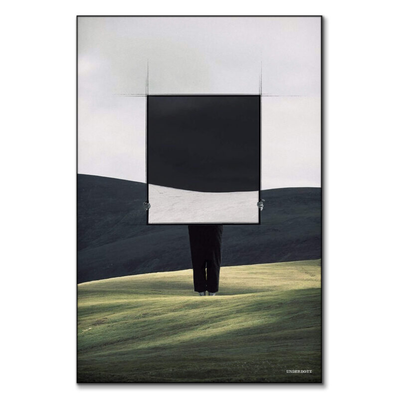 Inverted Reality Neutral Wall Art by Underdott