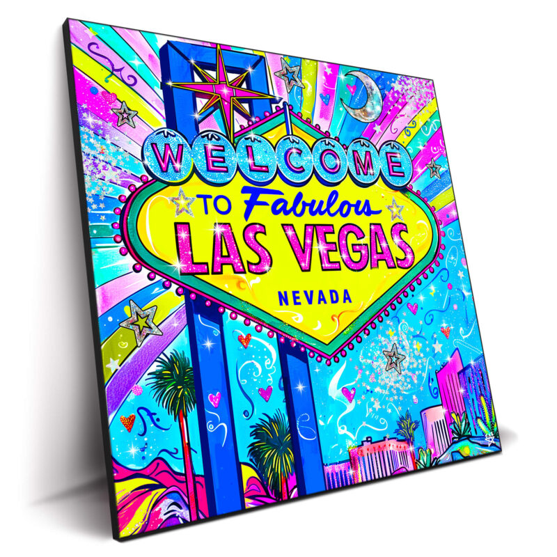 Las Vegas Blue Wall Decor by Jessica Stempel
