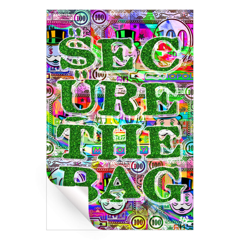 Monopoly Life Green Wall Art by Jessica Stempel