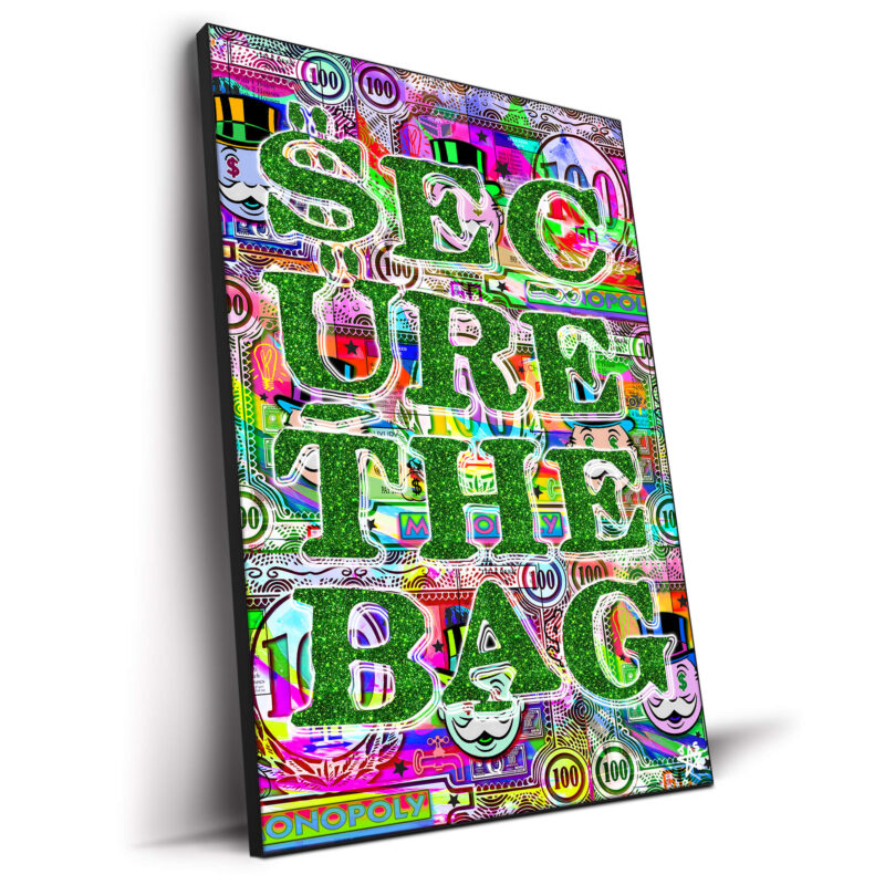 Monopoly Life Green Wall Decor by Jessica Stempel