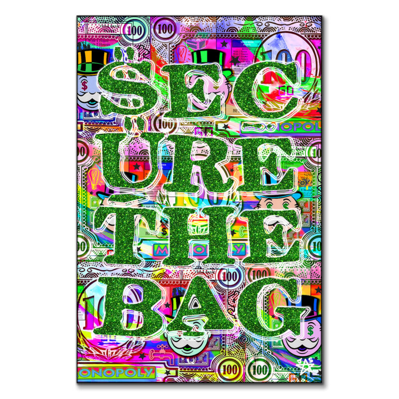 Monopoly Life Green Wall Art by Jessica Stempel