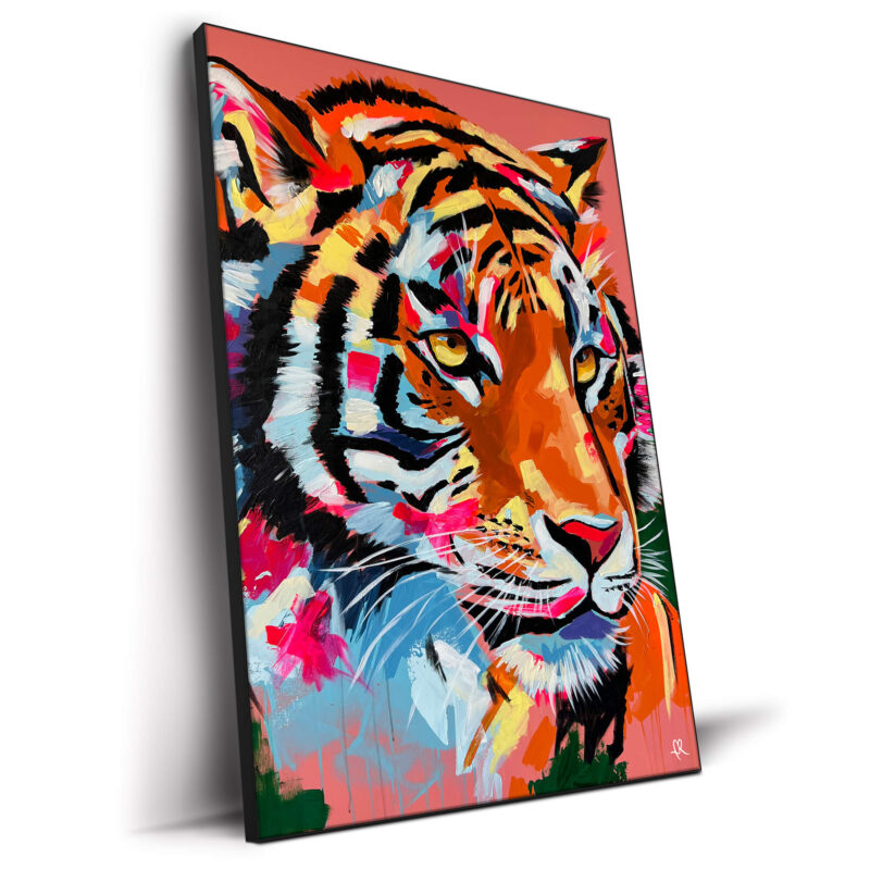 Tiger Vibrant Wall Decor by IR Artwork