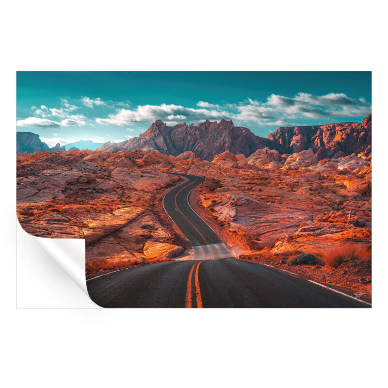 Combustion Corridor Warm Wall Art by Zach Doehler