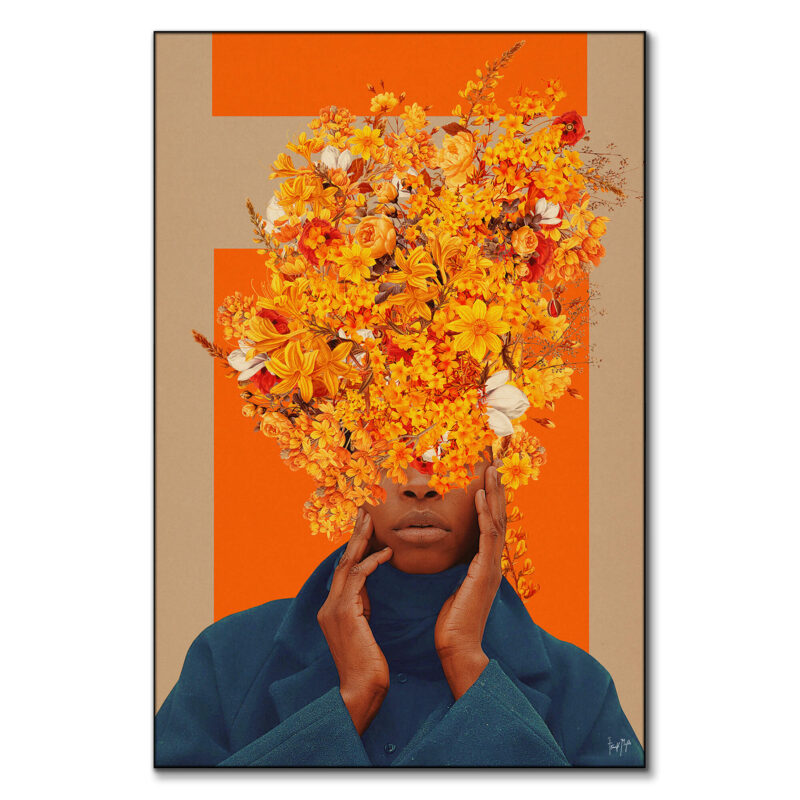 Blooming For You Again And Again Warm Wall Art by Frank Moth