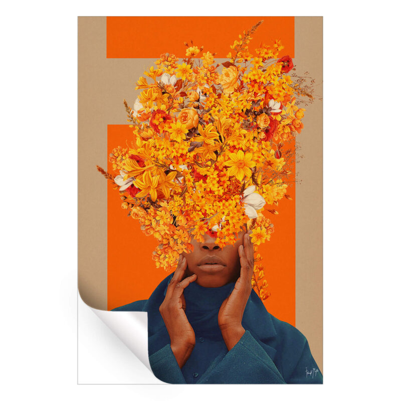 Blooming For You Again And Again Warm Wall Art by Frank Moth