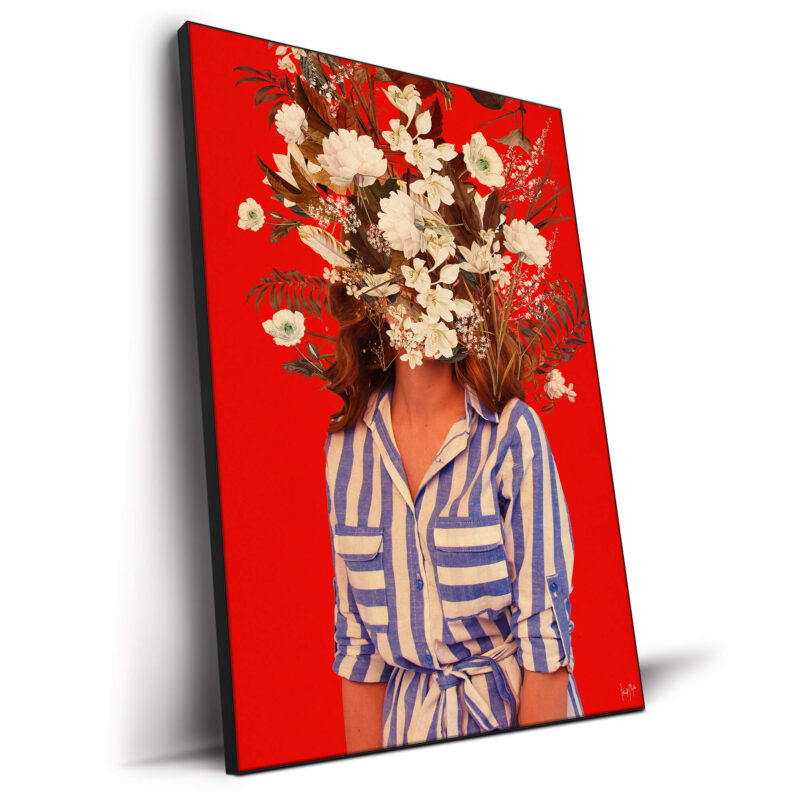 Your Strength is my Serenity Red Wall Decor by Frank Moth