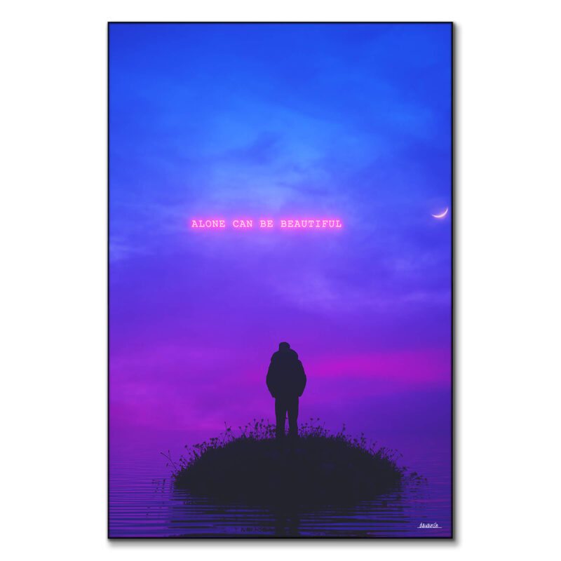 Melancholia Vibrant Wall Art by Davansh Atry