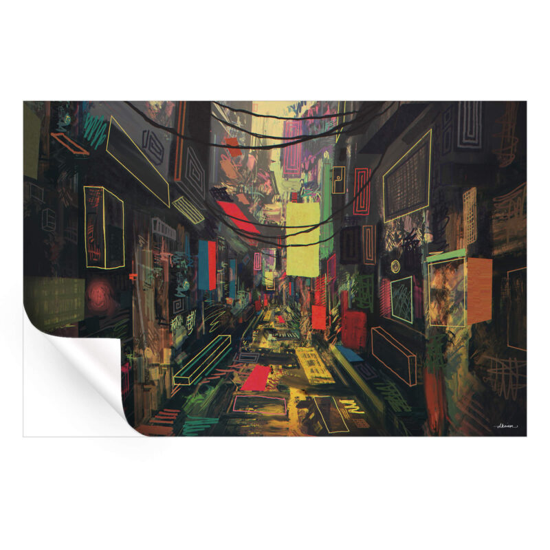 Where I Lost My Cat Dark Wall Art by Daniel Ignacio