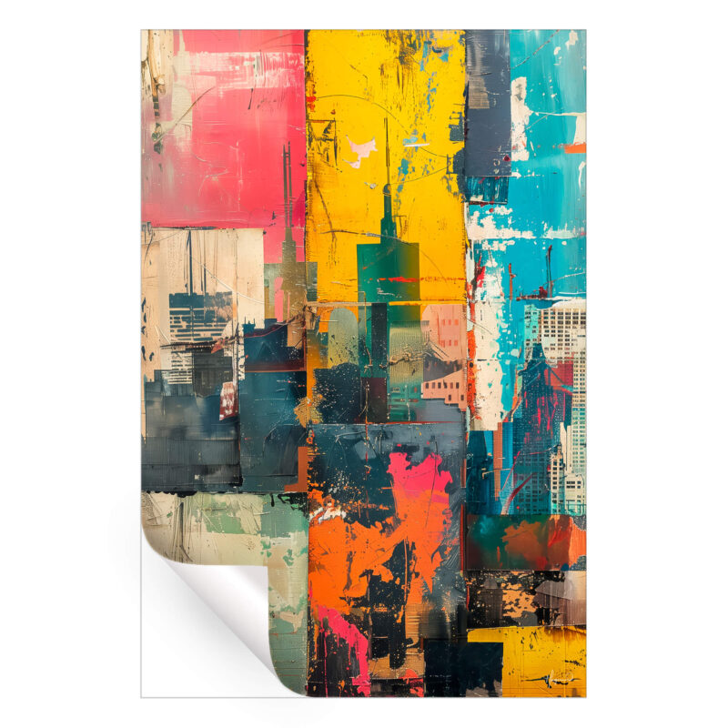 NY Medley IV Colorful Wall Art by Philippe HUGONNARD