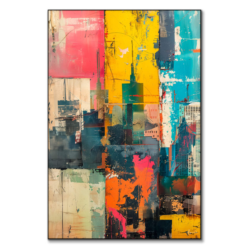 NY Medley IV Colorful Wall Art by Philippe HUGONNARD