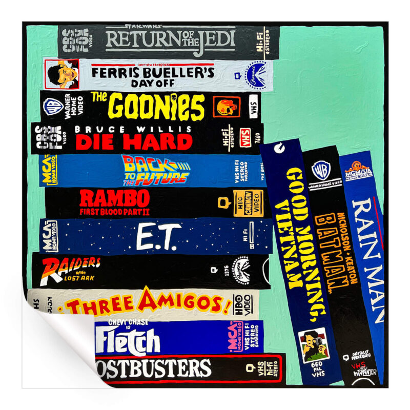 The Greatest Decade Vibrant Wall Art by Art of Spanjer