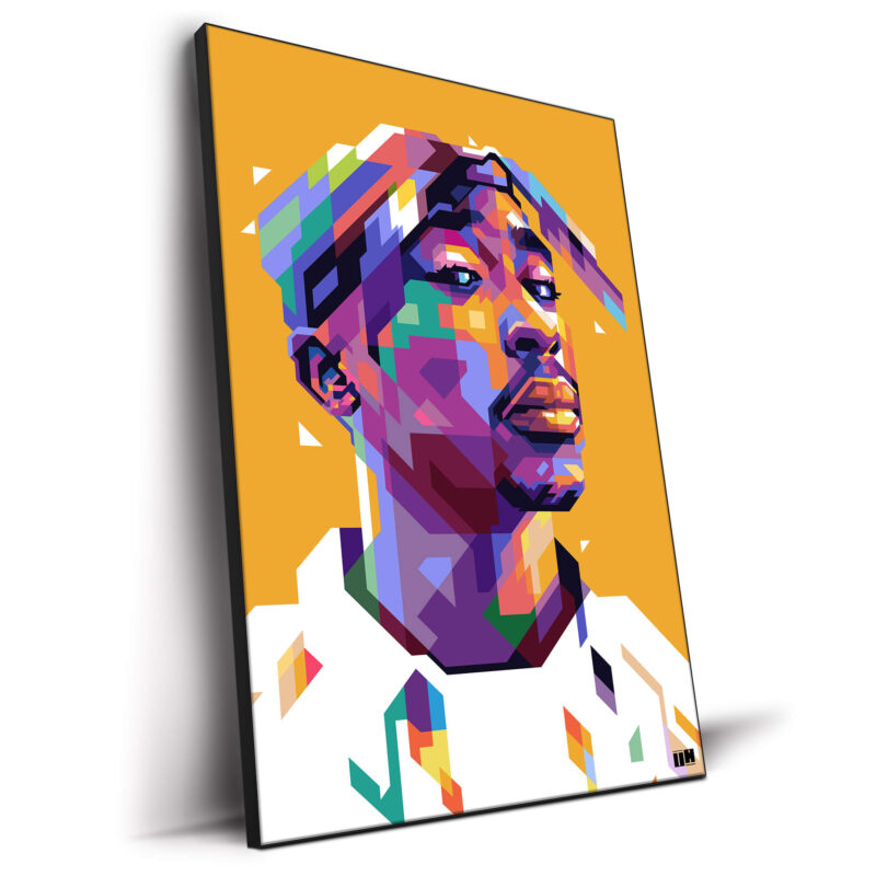2Pac Yellow Wall Decor by Unfilter Art