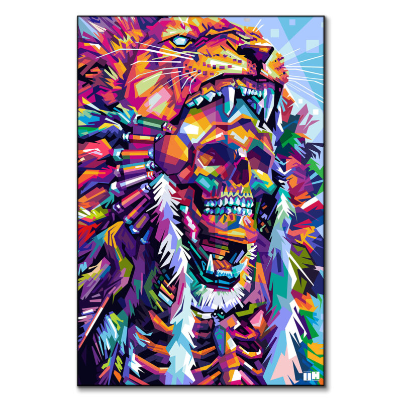 Unleashed Vibrant Wall Art by Unfilter Art
