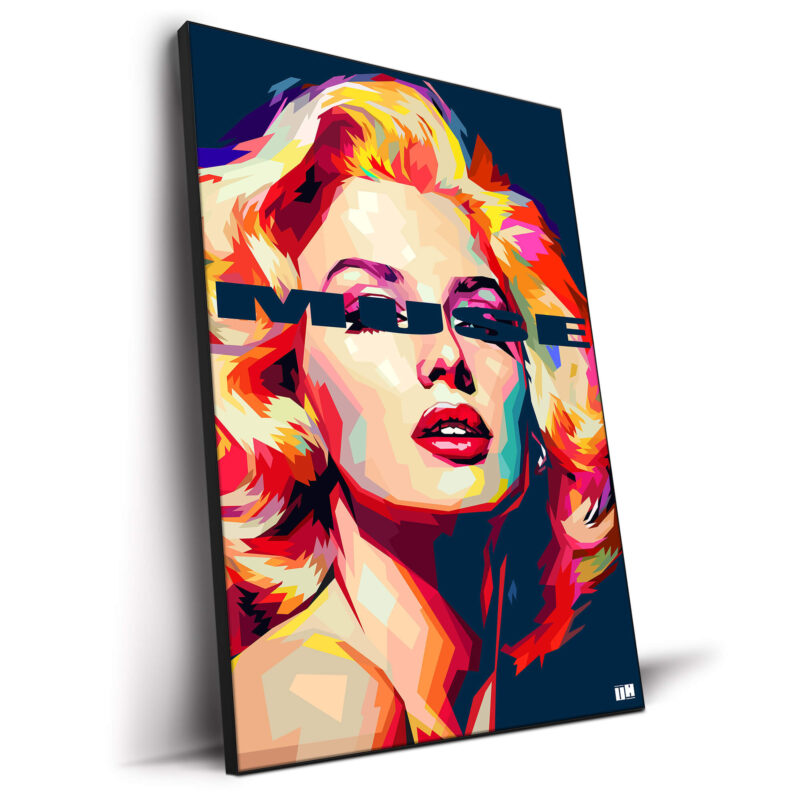 Marilyn Muse Colorful Wall Decor by Unfilter Art