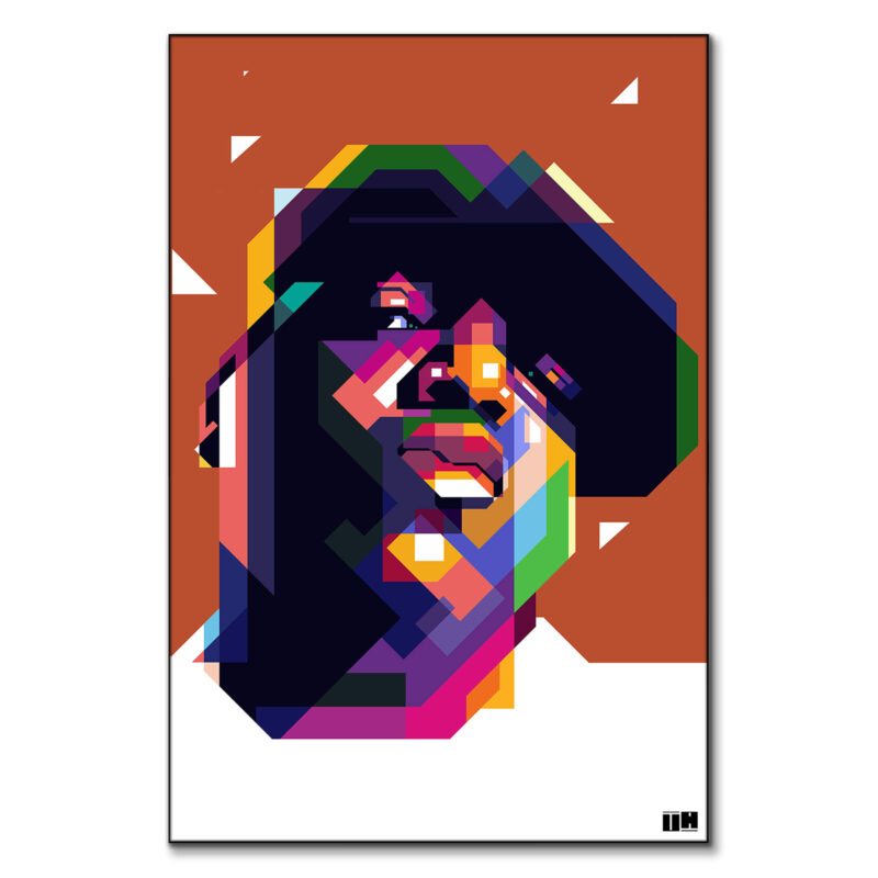 B.I.G. Brown Wall Art by Unfilter Art