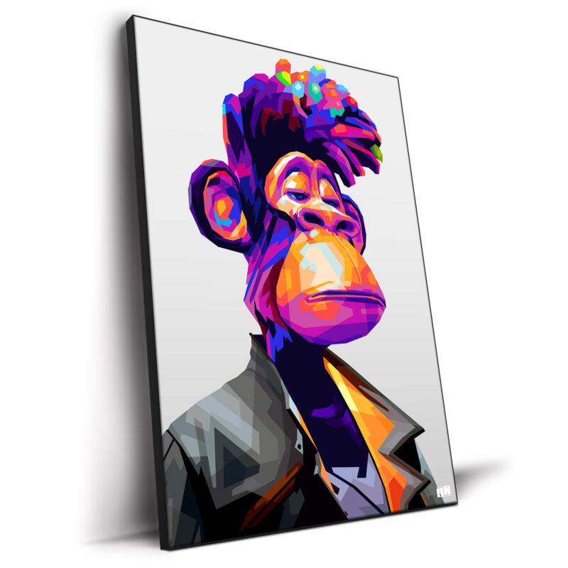 Bored Rocker Vibrant Wall Decor by Unfilter Art