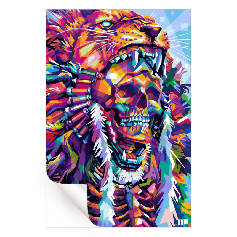 Unleashed Vibrant Wall Art by Unfilter Art