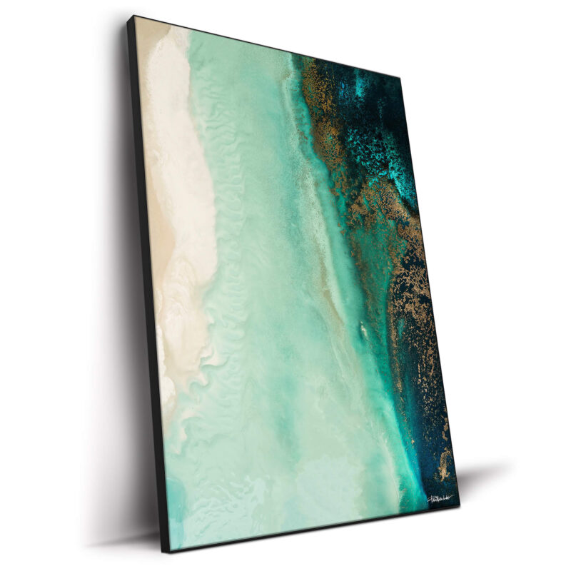 Jade Waters Vibrant Wall Decor by Petra Meikle de Vlas
