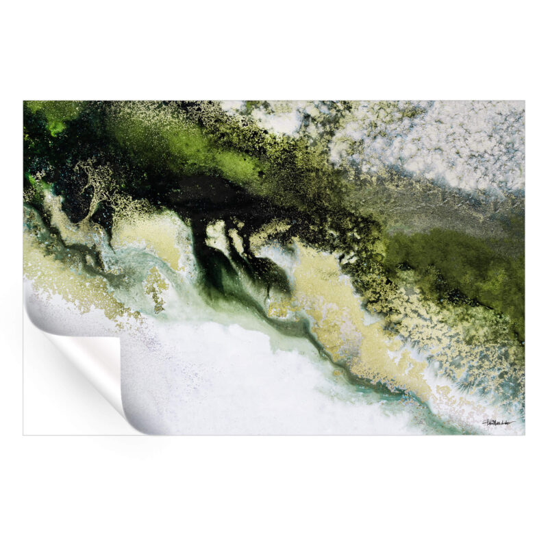 Wonders of the Wild Green Wall Art by Petra Meikle de Vlas