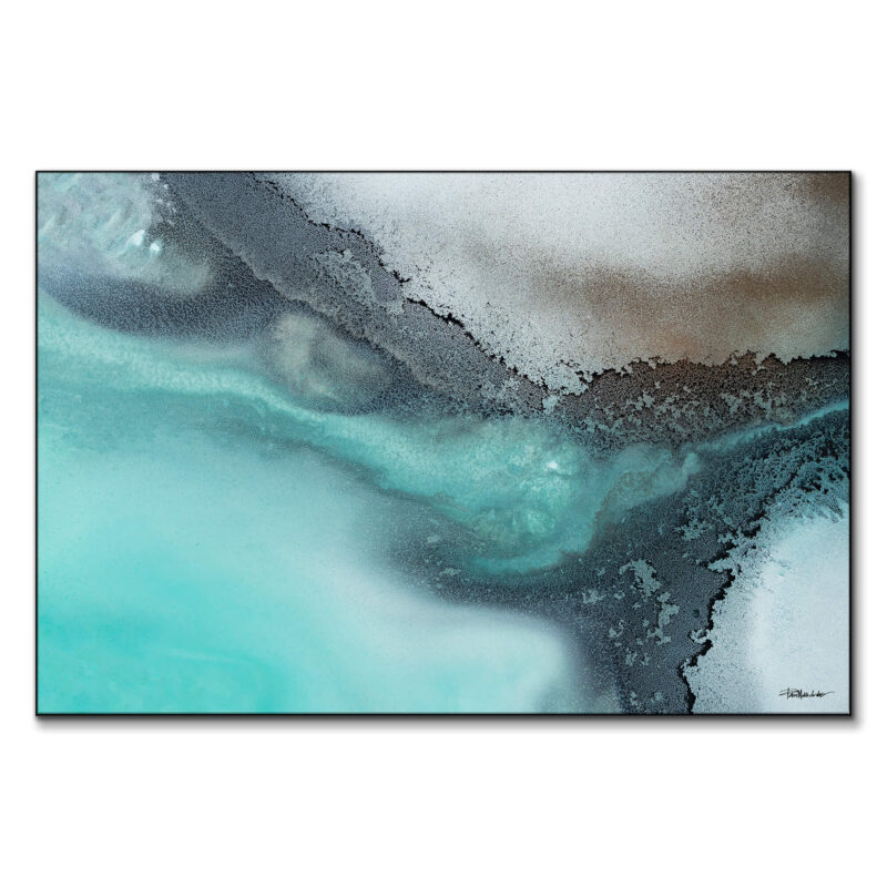 Subtle Sea Echo Vibrant Wall Art by Petra Meikle de Vlas