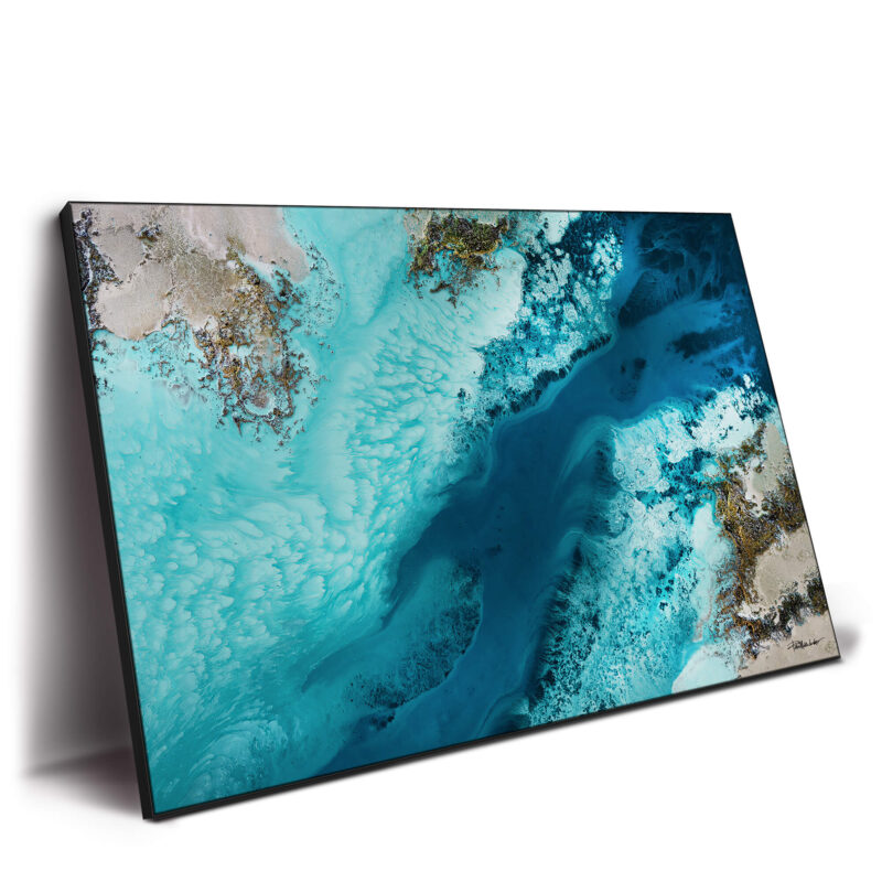 Salt Water Passage Vibrant Wall Decor by Petra Meikle de Vlas