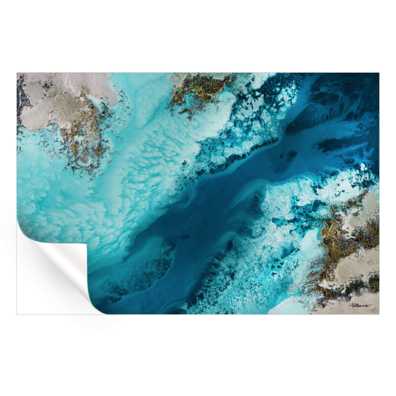 Salt Water Passage Vibrant Wall Art by Petra Meikle de Vlas