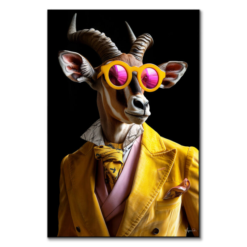 Kudu Dark Wall Art by Philippe HUGONNARD