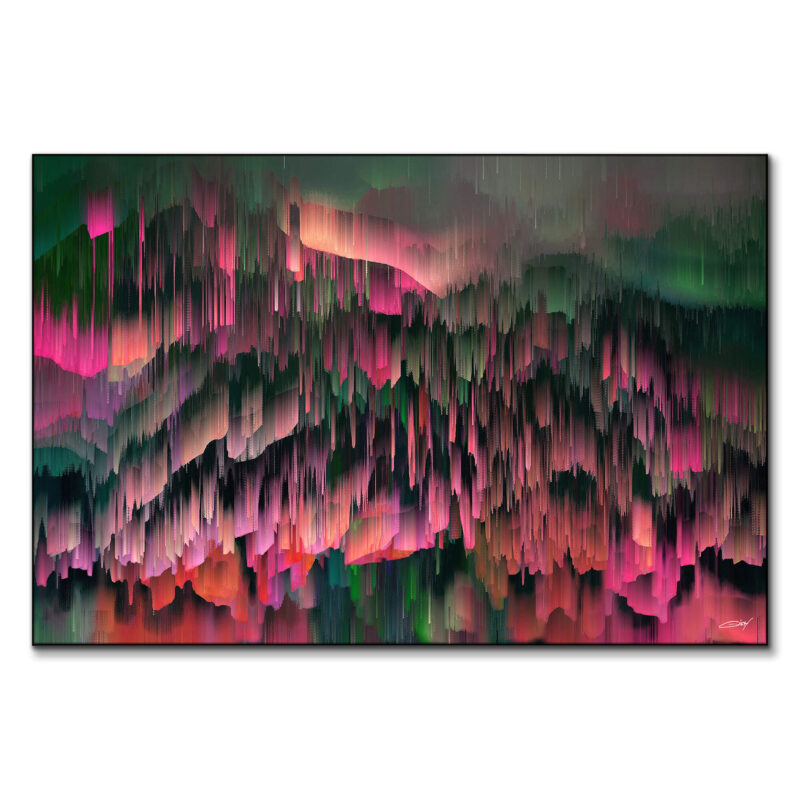 A Moment Made of Glass IV Wide Vibrant Wall Art by Jamison Gish