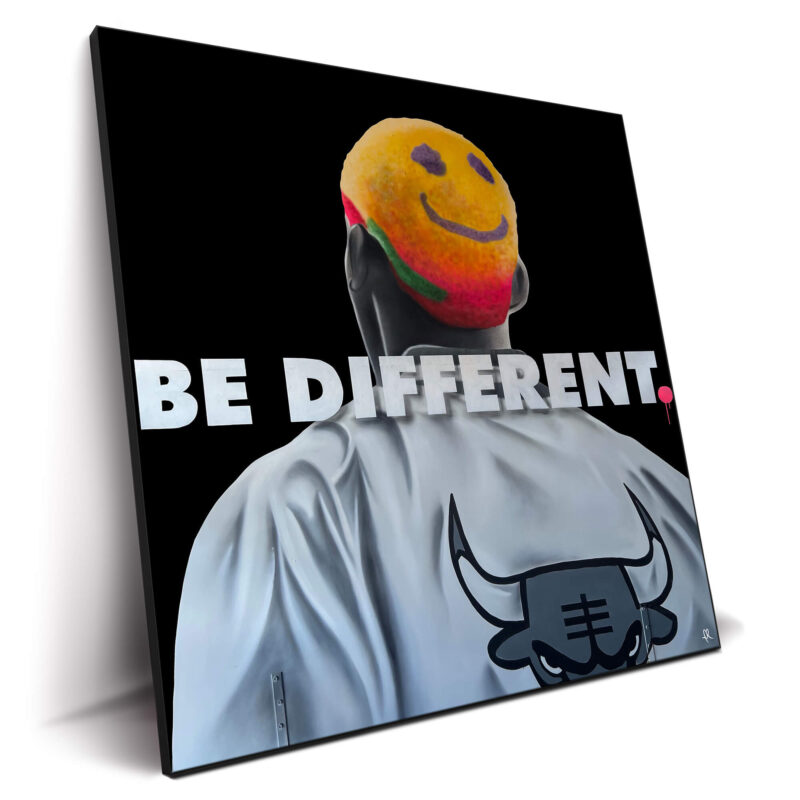 Be Different Colorful Wall Decor by IR Artwork