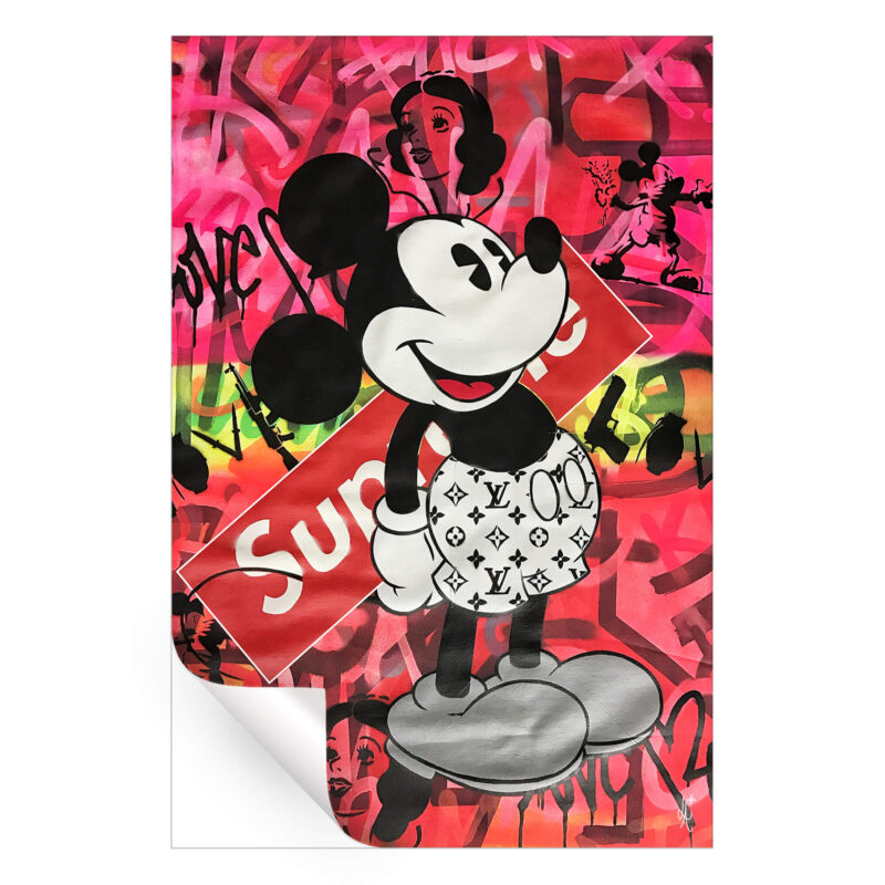 Mickey Supreme Warm Wall Art by Lukas Avalon