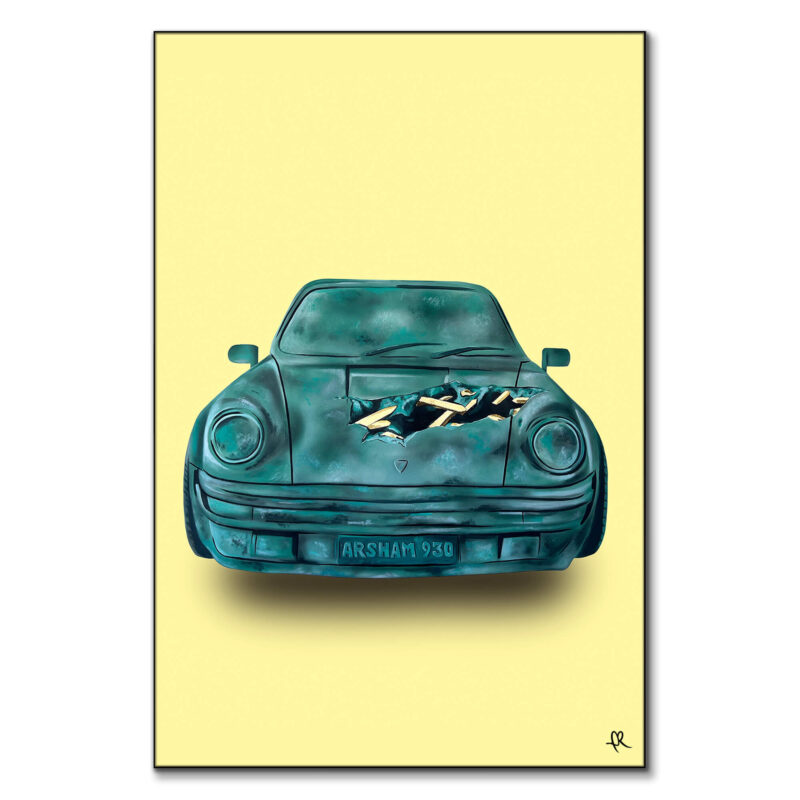 Arsham 930 Yellow Wall Art by IR Artwork